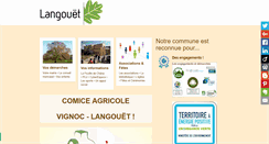 Desktop Screenshot of langouet.fr