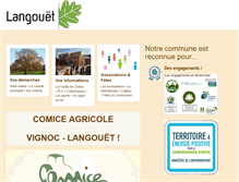 Tablet Screenshot of langouet.fr